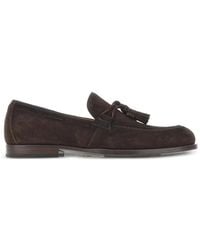 Fabi - Tassel-Detail Leather Loafers - Lyst