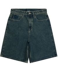 Aape By A Bathing Ape - Logo Embroidered Denim Shorts - Lyst