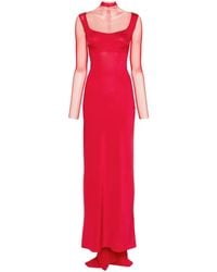 Atu Body Couture - Semi-Sheer Gown - Lyst