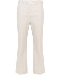 Max Mara - Pressed-Crease Flared Trousers - Lyst