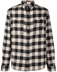 RRL - Checked Long-sleeved Shirt - Lyst