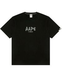Aape By A Bathing Ape - Aape Universe T-Shirt Met Print - Lyst