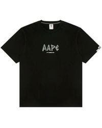 Aape By A Bathing Ape - Aape Universe T-Shirt Met Print - Lyst