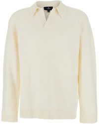 Represent - Knitted Polo Sweater - Lyst