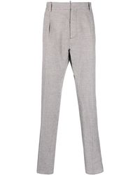 DSquared² - Tailored Houndstooth Patterned Trousers - Lyst