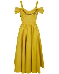Elisabetta Franchi - Midi Dress - Lyst