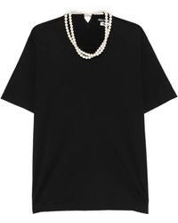 Junya Watanabe - Pearl Embellished T-Shirt - Lyst