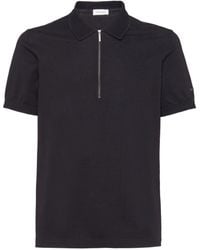 Ferragamo - Logo-Embroidered Cotton Polo Shirt - Lyst