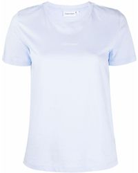 Calvin Klein - Schmales T-Shirt mit Logo-Print - Lyst