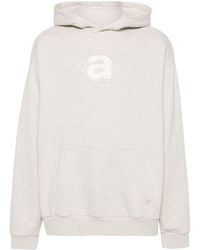 AWAKE NY - Logo-embroidered Cotton Hoodie - Lyst