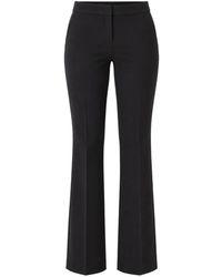 Marella - Pressed-Crease Flared Trousers - Lyst