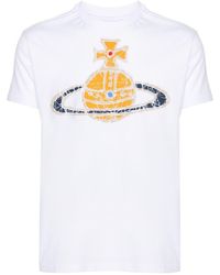Vivienne Westwood - Time Machine Orb-print T-shirt - Lyst