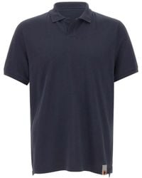 Dekker - Ribbed V-Neck T-Shirt - Lyst