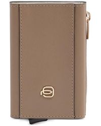 Piquadro - Logo-Plaque Zipped Wallet - Lyst