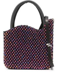 Le Silla - Gilda Rhinestone-embellished Mini Bag - Lyst