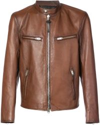 coach leather jacket men