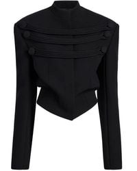 KHAITE - York Jacket With Cord Embroidery - Lyst
