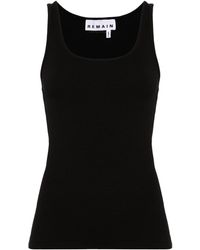 Remain - Scoop-neck Ribbed Tank Top - Lyst