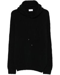 Scaglione - Hooded Ribbed Sweater - Lyst