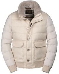 Moorer - Wattierte Fantoni-Y1 Jacke mit abnehmbarem Kragen - Lyst