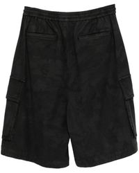 NULLUS 8-Pocket Cargo Shorts in Black for Men | Lyst