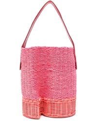 Sacai - Borsa A Secchiello Intrecciato - Lyst