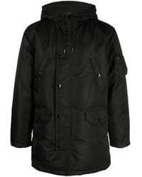 Theory - Padded Hooded Jacket - Lyst