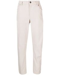 Brunello Cucinelli - Corduroy Straight-Leg Trousers - Lyst