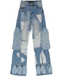 Who Decides War - Vaqueros Con Efecto Envejecido - Lyst