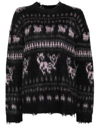 JNBY - Intarsia-knit Long-sleeve Sweater - Lyst