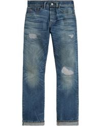 RRL - Vaqueros Rectos Con Efecto Envejecido - Lyst