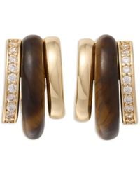 Roxanne Assoulin - The Stone Huggie Earrings - Lyst