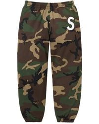 Supreme - Logo-Print Camouflage Track Pants - Lyst
