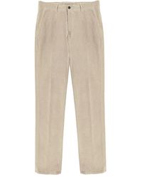 Slowear - Ribfluwelen Broek Met Toelopende Pijpen - Lyst