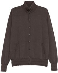 DEVOA - Cardigan À Boutonnière - Lyst