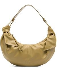 Coccinelle - Knotted Leather Shoulder Bag - Lyst