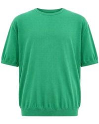 Malo - Fine-Knit Short-Sleeve T-Shirt - Lyst