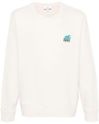 Lardini - Logo-embroidered Cotton Sweatshirt - Lyst