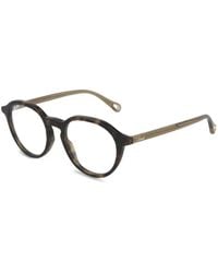Chloé - Tortoiseshell Round-Frame Glasses - Lyst