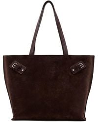 Proenza Schouler - Large Days Buckle-Detail Suede Tote Bag - Lyst