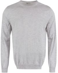 THE (Alphabet) - Fine Knit Crew-Neck Sweater - Lyst