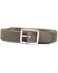 Dell'Oglio - Buckle Woven Belt - Lyst
