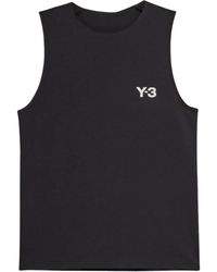 Y-3 - Tanktop mit Cut-Out hinten - Lyst