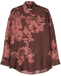 Costumein - Floral-print Silk Shirt - Lyst