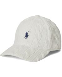 Polo Ralph Lauren - Casquette En Maille Torsadée - Lyst