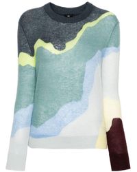 PS by Paul Smith - Pull Swirl en maille intarsia - Lyst