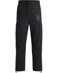 HUGO - X Rb Pantalon Cargo À Logo Appliqué - Lyst