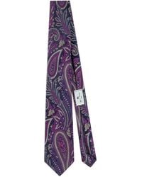 Etro - Paisley Silk Jacquard Tie - Lyst