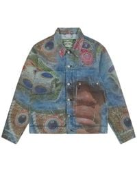 DENIM TEARS - X Levi's Big Chief Patterned Denim Jacket - Lyst