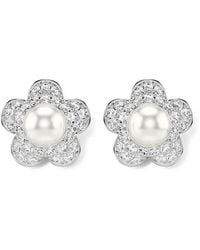 Swarovski - X Ariana Grande Crystal-Embellished Stud Earrings - Lyst
